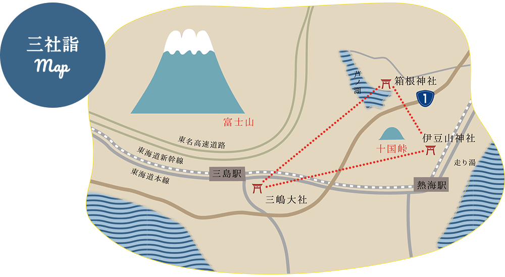 三社詣マップ